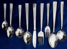 Victoria Stainless Steel Flatware Service for 12