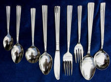 Victoria One Dozen Teaspoons Capco Restaurant Flatware