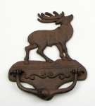 Lodge/Cabin Wildlife Decor - Elk Door Knocker Lodge/Cabin Wildlife Decor - Elk Door Knocker