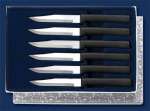 G26S Black Handle Rada Serrated Steak Knife - Set of 6