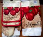 New Kitchen Towel 7 pc Set Apple Orchard New Kitchen Towel 7 pc Set Apple Orchard
